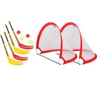 Funhockey set complet avec 2x2 jeux de crosses et but pop-up MAXI-Set