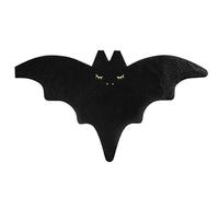 20 serviettes halloween chauve-souris 16x9 cm - PARTYDECO SPK6-KARTON Noir