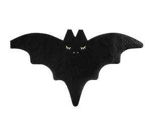 Funidelia 20 Serviettes en Papier Cocktail Chauve-Souris (16 cm)