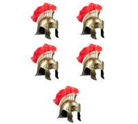 Funidelia | 5 casques de centurion romain pour femme et homme Rome, Gladiateur, Centurion, Cultures & Traditions - Accesoires pour Adultes, accessoire pour déguisement - Marron