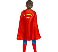 Funidelia | Cape Superman pour garçon Super héros, DC Comics - Accessoire pour Enfant, accessoire pour déguisement - Rouge