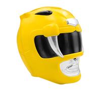Funidelia Casque Power Ranger Jaune pour femme. Accessoires de déguisements pour Adultes