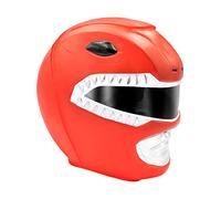 Funidelia Casque Power Ranger rouge pour homme. Accessoires de déguisements pour Adultes