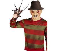 Funidelia Chapeau Officiel de Freddy Krueger - Les Griffes de la Nuit pour homme et femme. Accessoires de déguisements pour adultes pour fêtes, Carnaval et Halloween