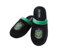 Funidelia Chaussons Serpentard - Harry Potter pour femme et homme, Licence Officielle, Taille 42-45, Poudlard, Magiciens. Produits dérivés à offrir à Noël et pour les anniversaires