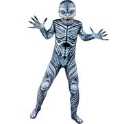 Funidelia | Costume de monstre seconde peau pour garçon Halloween & Qui fait peur & Horreur - Déguisement pour enfant et accessoires pour Halloween, carnaval et fêtes. - Taille 10-12 ans