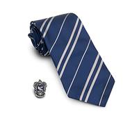 Funidelia Cravate Officielle et pin’s Serdaigle Harry Potter pour homme. Inclut: Cravate avec pin’s. Produits dérivés pour offrir à Noël et anniversaires.