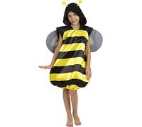 Funidelia | Déguisement abeille pour fille et garçon Animaux, Insectes, Abeille - Déguisement pour Enfant et accessoires pour Halloween, carnaval et fêtes - Taille 5-6 ans - Jaune