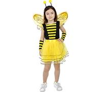 Funidelia | Déguisement Abeille pour Fille Taille 10-12 Ans Animaux, Insectes, Abeille - Couleur: Multicolore, Accessoire pour déguisement - Déguisements Amusants pour Vos soirées.