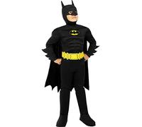 Funidelia | Déguisement Batman 100% Officielle pour garçon Taille 3-4 Ans The Dark Knight : Le Chevalier Noir, Super héros, DC Comics - Couleur: Multicolore, Accessoire pour déguisement