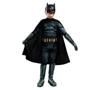 Funidelia | Déguisement Batman deluxe - Justice League 100% OFFICIELLE pour garçon - The Dark Knight : Le Chevalier noir, Super héros, DC Comics - Couleur: Multicolore, accessoire pour déguisement