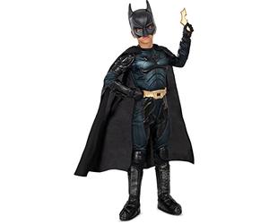 Funidelia | Déguisement Batman pour garçon The Dark Knight, Super héros, DC Comics - Déguisement pour Enfant et Accessoires pour Halloween, Carnaval et fêtes - Taille 7-9 Ans - Noir