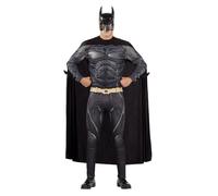Funidelia | Déguisement Batman pour homme - The Dark Knight : Le Chevalier noir, Super héros, DC Comics - Déguisement pour Adultes et accessoires pour Halloween, carnaval et fêtes - Noir