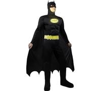 Funidelia | Déguisement Batman TDK Lights on! pour Homme Le Chevalier Noir, Super héros, DC Comics - Déguisement pour Adultes, Accessoires pour Halloween, Carnaval et fêtes - Taille L - Noir