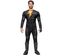 Funidelia | Déguisement Black Adam - DC Comics pour homme Super héros, DC Comics - Déguisement pour Adultes pour Halloween, carnaval et fêtes. - Taille XL - Noir