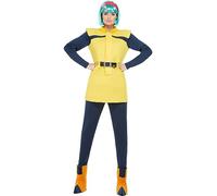 Funidelia | Déguisement Bulma Dragon Ball pour femme Manga, Saiyan, Dessins Animés - Déguisement pour Adultes et accessoires pour Halloween, carnaval et fêtes - Taille M - Jaune