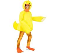 Funidelia | Déguisement canard de bain pour femme et homme Animaux - Déguisement pour Adultes et accessoires pour Halloween, carnaval et fêtes - Taille L - XL - Jaune