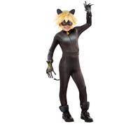 Funidelia Déguisement Cat Noir avec accessoires - Ladybug pour garçon, Licence Officielle, Taille 10-12 ans Dessins Animés, Ladybug - Costume pour enfant pour les fêtes, le Carnaval et Halloween