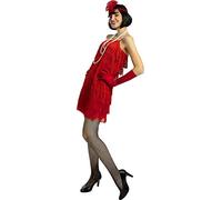 Funidelia | Déguisement Charleston années 20 Rouge pour Femme Taille L Années 20, Cabaret, Gangster, Décennies - Couleur: Multicolore, Accessoire pour déguisement