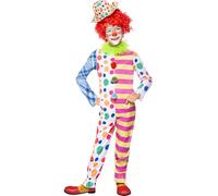 Funidelia | Déguisement clown Deluxe pour garçon Clown, Cirque, Originaux et Drôle - Déguisement pour enfant et accessoires pour Halloween, carnaval et fêtes. - Taille 3-4 ans - Jaune