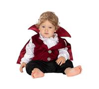 Funidelia | Déguisement Comte Dracula pour Bébé Halloween, Horreur, Dracula, Vampire - Déguisement Bébé et Accessoires pour Halloween, Carnaval et Fêtes - Taille 0-6 Mois - Noir