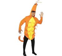 Funidelia | Déguisement crevette pour femme et homme Animaux - Déguisement pour Adultes et accessoires pour Halloween, carnaval et fêtes - Taille unique - Orange