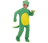 Funidelia | Déguisement crocodile adulte pour femme et homme Animaux - Déguisement pour Adultes et accessoires pour Halloween, carnaval et fêtes - Taille S - M - Vert