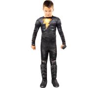 Funidelia | Déguisement de Black Adam - Dc Comics pour garçon Super héros, DC Comics, Méchants - Déguisement pour enfant et accessoires pour Halloween, carnaval et fêtes. - Taille 5-6 ans - Noir