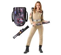 Funidelia Déguisement de Chasseur de Fantômes pour femme, Licence Officielle, Taille XXL Films et Cinéma, Fantômes - Costume pour Adultes pour les fêtes, le Carnaval et Halloween