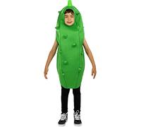 Funidelia | Déguisement de cornichon pour fille et garçon Nourriture, Boissons - Déguisement pour Enfant et accessoires pour Halloween, carnaval et fêtes - Taille 7-12 ans - Vert