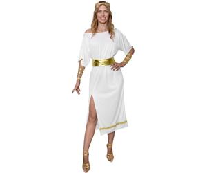 Funidelia | Déguisement de déesse grecque pour femme Cultures & Traditions, Olympe, Grèce, Dieu grec - Déguisement pour Adultes et accessoires pour Halloween, carnaval et fêtes. - Taille L - XL