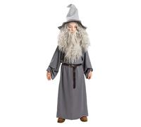 Funidelia | Déguisement de Gandalf avec perruque Le Seigneur des Anneaux pour garçon Déguisement pour enfant et accessoires pour Halloween, carnaval et fêtes. - Taille 10-12 ans