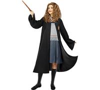 Funidelia | Déguisement de Hermione Granger officiel pour femme Taille M Gryffinador Magos, films & Series, Hogwarts - Couleur : gris/argenté - Licence : 100% officielle