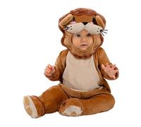 Funidelia Déguisement de lion pour bébé, Comprend combinaison avec boutons-pression, bonnet, queue et couvre-pieds, Animaux, Désert - Tenue pour bébé pour fêtes, Carnaval et Halloween