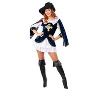Funidelia | Déguisement de mousquetaire pour femme Mousquetaire, Épéiste - Déguisement pour Adultes et accessoires pour Halloween, carnaval et fêtes. - Taille M - Marron