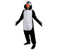 Funidelia Déguisement de pingouin onesie pour adultes, Animaux, Pôle Sud - Tenue pour adultes pour fêtes, Carnaval et Halloween - Taille S-M