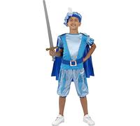 Funidelia | Déguisement de prince pour garçon Médiévaux, Moyen Age, Princesses, Reine - Déguisement pour enfant et accessoires pour Halloween, carnaval et fêtes - Taille 7-9 ans - Bleu