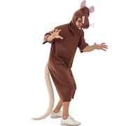 Funidelia | Déguisement de rat pour femme et homme Animaux - Déguisement pour Adultes et accessoires pour Halloween, carnaval et fêtes - Taille L - XL - Gris/Argenté