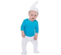 Funidelia | Déguisement de Schtroumpf 100% OFFICIELLE pour bébé taille 6-12 mois The Smurfs, Dessins Animés, Petit Nain - Couleur: Bleu, accessoire pour déguisement