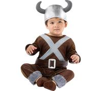 Funidelia Déguisement de viking pour bébé, Taille 12-24 mois Nordique, Valkyrie - Costume pour bébé pour les fêtes, le Carnaval et Halloween