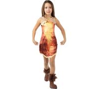 Funidelia | Déguisement dEep - Les Croods pour fille Dessins Animés & Films et Cinéma - Déguisement pour enfant et accessoires pour Halloween, carnaval et fêtes. - Taille 5-6 ans