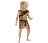 Funidelia | Déguisement des cavernes pour homme Troglodyte, Âge de pierre, Homme des cavernes, Préhistorique - Déguisement pour Adultes et accessoires pour Halloween, carnaval et fêtes. - Taille L