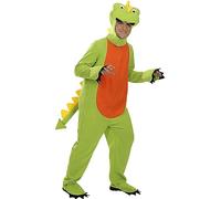 Funidelia | Déguisement dinosaure pour homme Animaux, T-Rex, Jurassic Park, Films et Cinéma - Déguisement pour Adultes et accessoires pour Halloween, carnaval et fêtes - Taille S - M - Vert