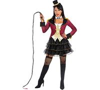 Funidelia | Déguisement dompteuse pour femme Dompteur, Cirque, Directeur de Cirque - Déguisement pour Adultes et accessoires pour Halloween, carnaval et fêtes - Taille L - Rouge