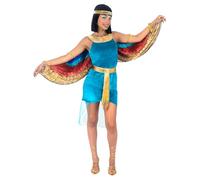 Funidelia | Déguisement égyptienne Néfertiti pour femme Égypte, Pharaon, Cultures, Pays - Déguisement pour Adultes et accessoires pour Halloween, carnaval et fêtes. - Taille S - Noir