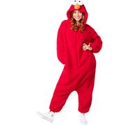 Funidelia | Déguisement Elmo - Sesame Street pour femme et homme Déguisement pour Adultes et accessoires pour Halloween, carnaval et fêtes. - Taille S - M