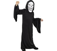 Funidelia | Déguisement faucheuse terrifiante pour fille et garçon Déguisement pour enfant et accessoires pour Halloween, carnaval et fêtes - Taille 7-12 ans - Noir