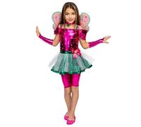 FUNIDELIA Déguisement Flora fille - Déguisement pour fille et accessoires pour Halloween, carnaval et fêtes. 7-9 ans