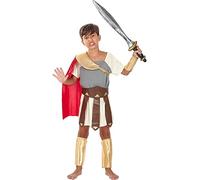 Funidelia | Déguisement gladiateur pour garçon Rome, Gladiateur, Centurion - Déguisement pour enfant et accessoires pour Halloween, carnaval et fêtes - Taille 3-4 ans - Grenat