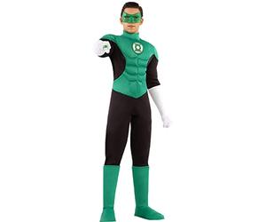 Funidelia | Déguisement Green Lantern pour Homme Super héros, DC Comics - Déguisement pour Adultes et Accessoires pour Halloween, Carnaval et fêtes - Taille L - Vert